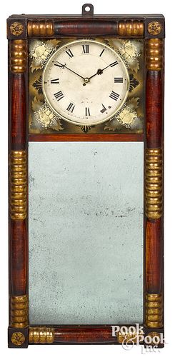 New Hampshire mirror clock, ca. 1830