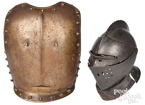 European iron close helmet, 16th c.