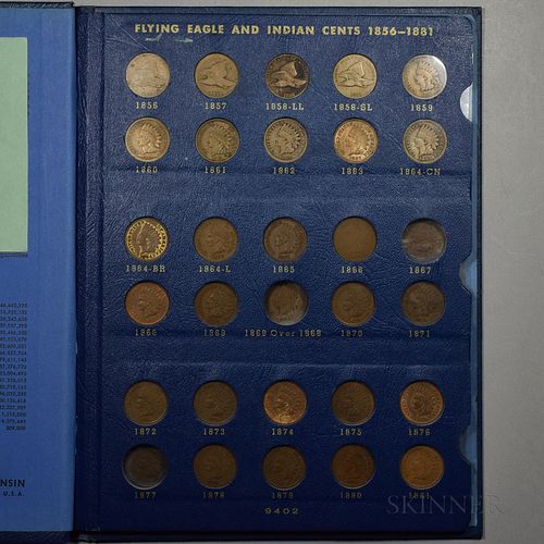 Album of Flying Eagle and Indian Head Cents