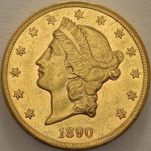 1890-CC Liberty Head Double Eagle