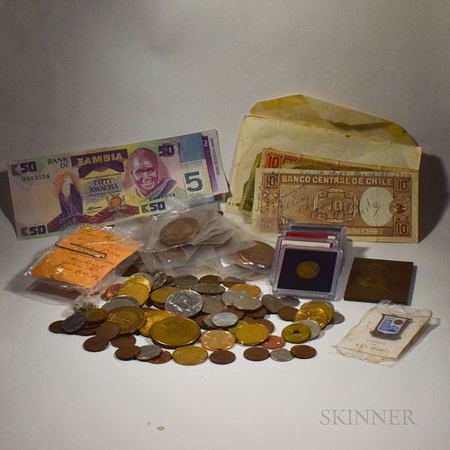 Bag of Coins, Currency, and Tokens