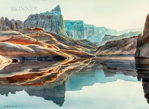 David Drummond (American, b. 1946) West Canyon Reflections alternatively titled Glen Canyon National Recreation Area