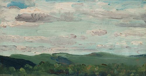 Arthur Bowen Davies (American, 1863-1928) The Ramapo Mountains