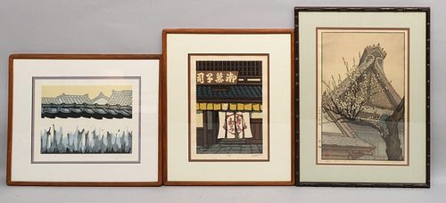 Group of 3 Japanese Woodblock Prints