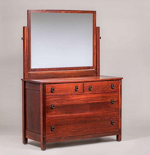 Lifetime Furniture Co Four-Drawer Dresser c1910