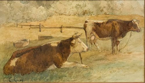 Louis EugÃ¨ne Leroux, Resting Cattle