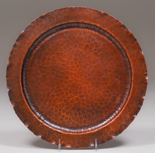 Arthur Cole - Avon Coppersmith Hammered Copper Tray c1930s