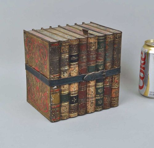 Antique Huntley & Palmers Book Form Biscuit Box