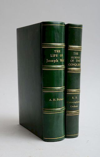 PALMER, A.H.; THE LIFE OF JOSEPH WOLF, ANIMAL PAINTER AND GRAHAM, R.B. CUNNINGHAME; THE HORSES OF THE CONQUEST