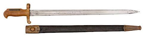 Model 1870 Brass-Handled Bayonet 