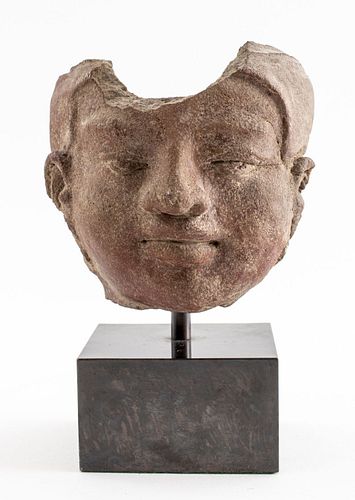 Gandhara Terracotta Head of a Bodhisattva