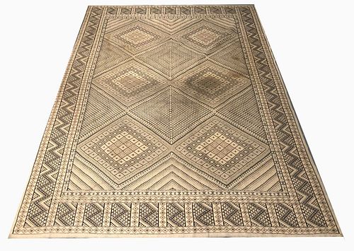 Moroccan Style Geometric Carpet, 12 x 9