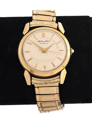Vintage Mathey-Tissot 14K Yellow Gold Watch