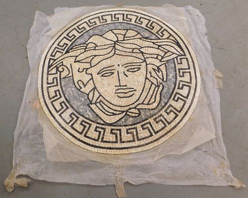 Versace Medusa Medallion Mosaic Tile Panel