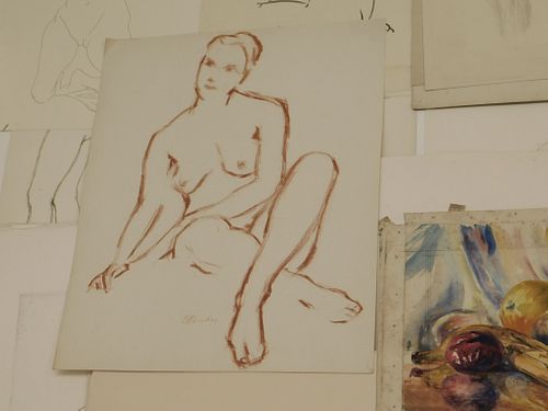 Raphael Ellender Nude Figure Drawing Collection