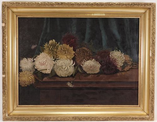 Victorian Impressionist Floral Still Life Painting
