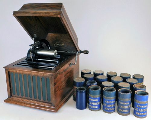 Edison Amberola Model 30 Cylinder Roll Phonograph