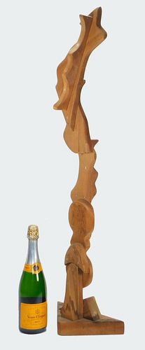 George Marinko Abstract Wood Sculpture