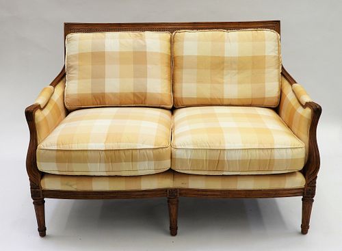 MCM Century Furniture Cane Back Love Seat