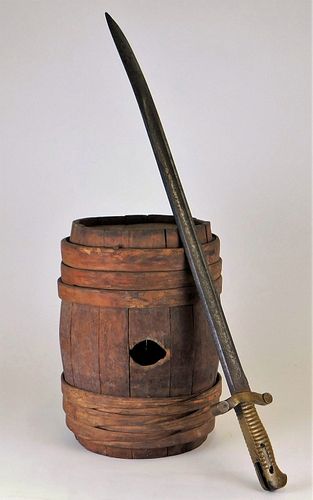 American Bayonet & Gun Powder Barrel