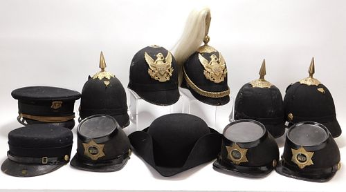 12PC Kentish Guard & Other American Military Hats