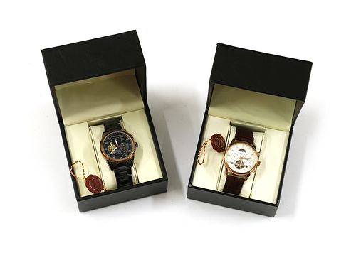 Two Swan & Edgar automatic watches,