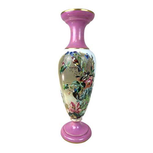 Large French Porcelain Floral Design