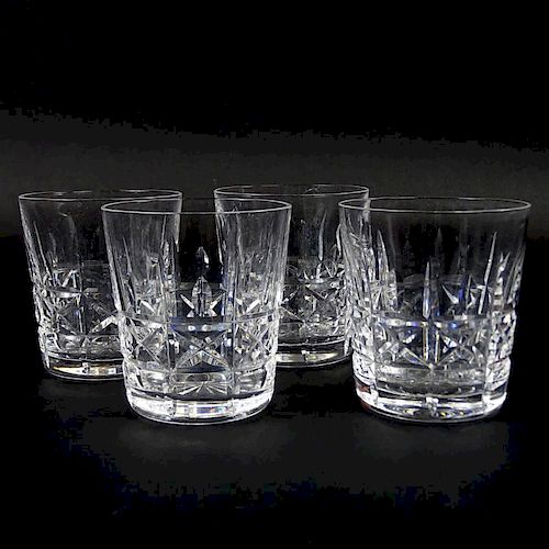 Lot of Four (4) Waterford Kylemore Old Fashioned Glasses.