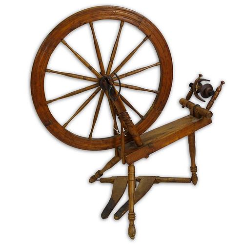 Antique Spinning Wheel.
