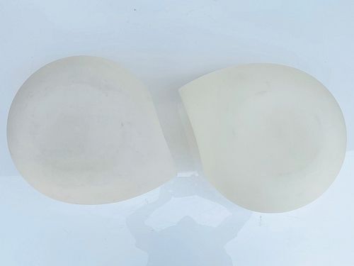 Pair of -Aura Mini- Pebble Patio Stools