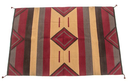 3rd Phase Chief's Blanket Mohair Rug by Pedro Sosa