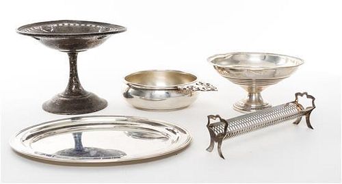 * A Collection of American Silver Articles Height of tallest 4 1/2 inches.