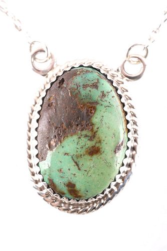 Navajo Annie Spencer Silver & Turquoise Necklace