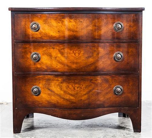 * A George III Style Chest of Drawers Height 33 1/2 x width 36 x depth 20 inches.