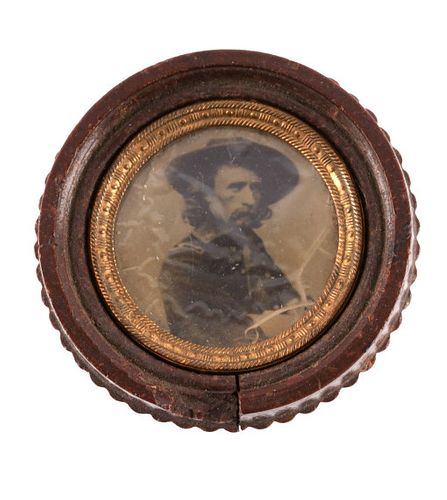 Early George Armstrong Custer Ambrotype 1800's