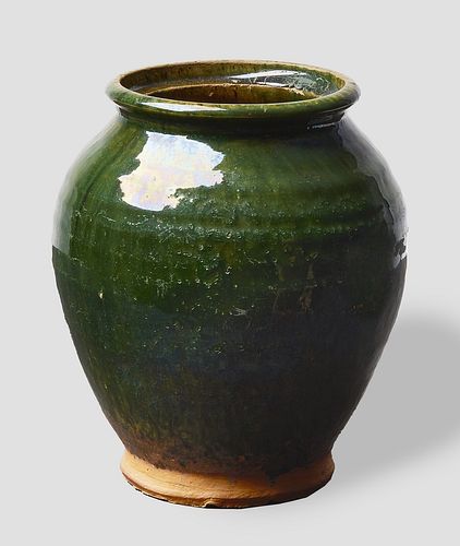 Redware Jar - Bristol Massachusetts