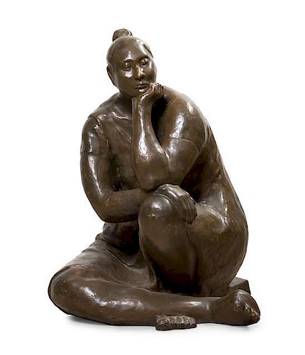 After Francisco Zúñiga, (Mexican, 1912-1998), Seated Woman, 1972