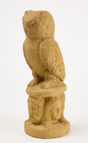 Popeye Reed - Carved Stone Owl