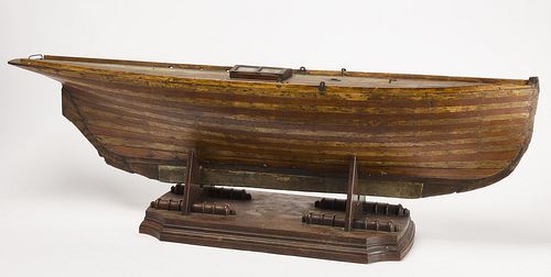 Early Ship Model on Stand