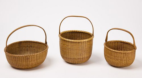 Three Nantucket Baskets