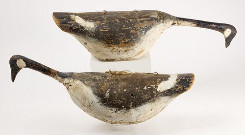 Pair of Early Native American Goose Decoys