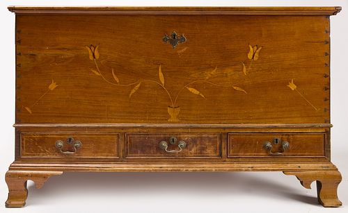 Chester Co. Inlaid Dower Chest