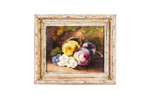 * Artist Unknown, (19th century), Still Life with Flowers