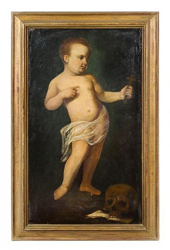 Attributed to Pietro Liberi, (Italian, 1614-1687), Infant John the Baptist