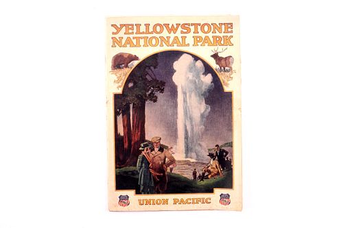 Yellowstone N.P. Union Pacific RR. Guide Book