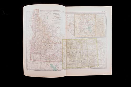 Idaho, Wyoming & Yellowstone National Park Maps
