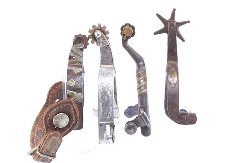 Crocket & Silver Mounted Single Spur Collection