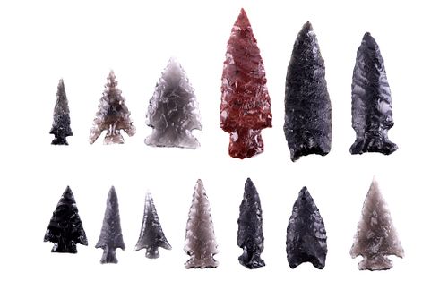 Lake County Oregon Archaic Points Collection