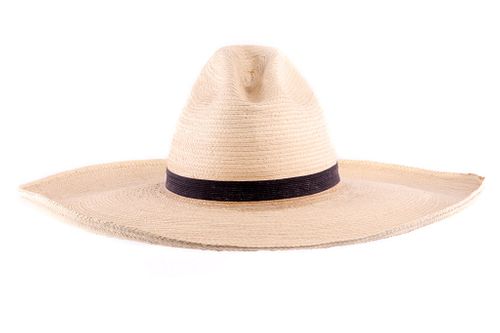 "Gus" Palm Leaf Straw Cowboy Hat 6" Brim