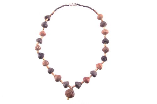 Pre-Columbian Native American Stone Necklace